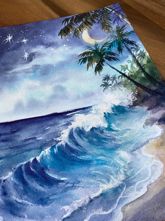 Original Watercolor Painting - Dreams
