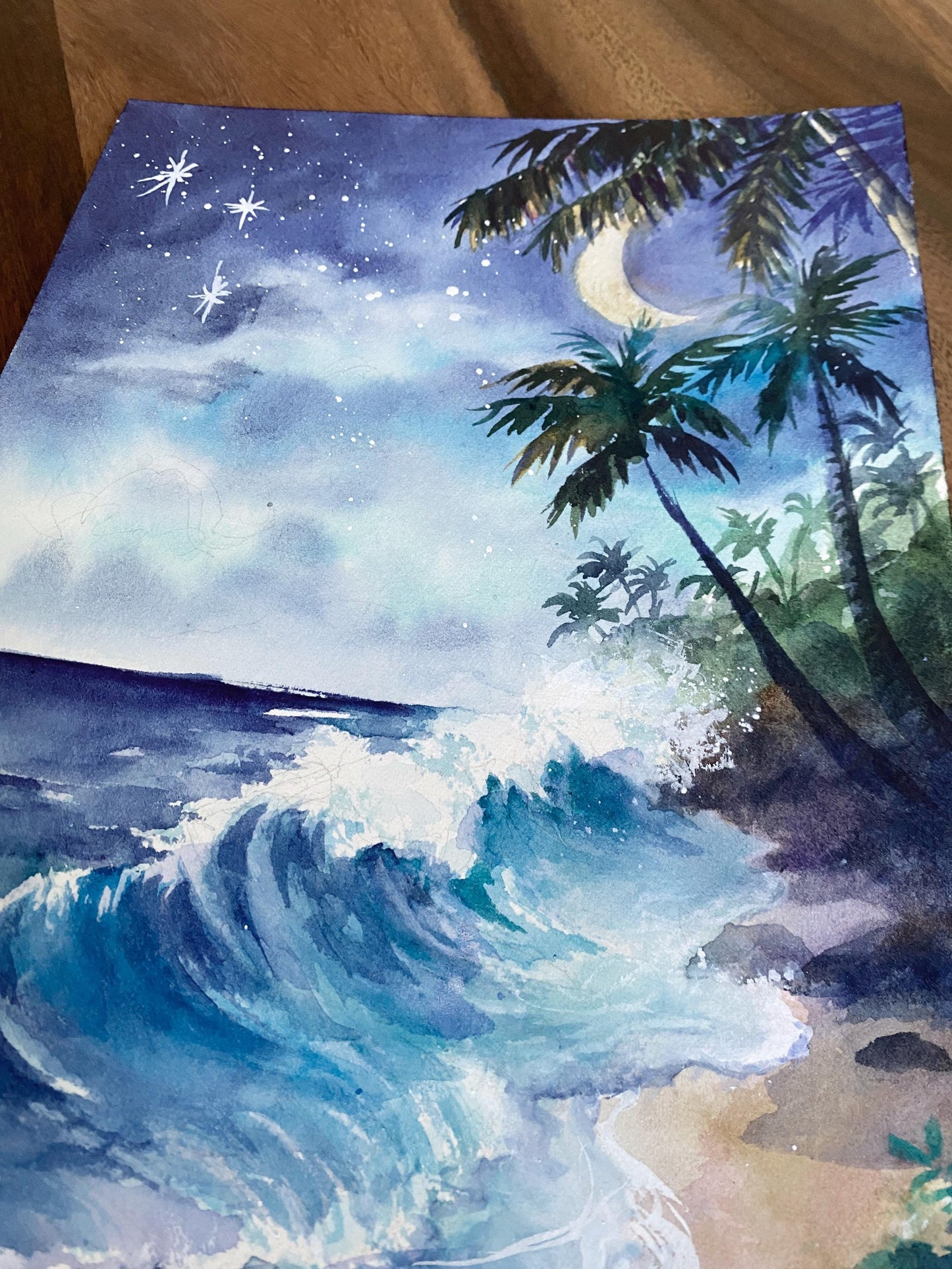 Original Watercolor Painting - Dreams