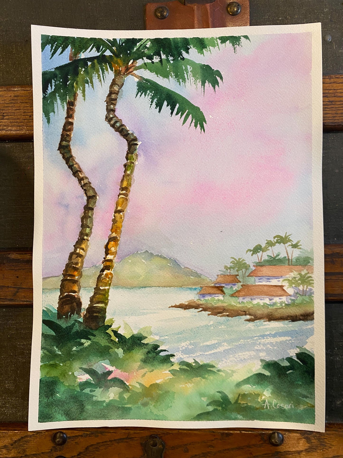 Original Watercolor Painting - Napili Sunrise, Maui