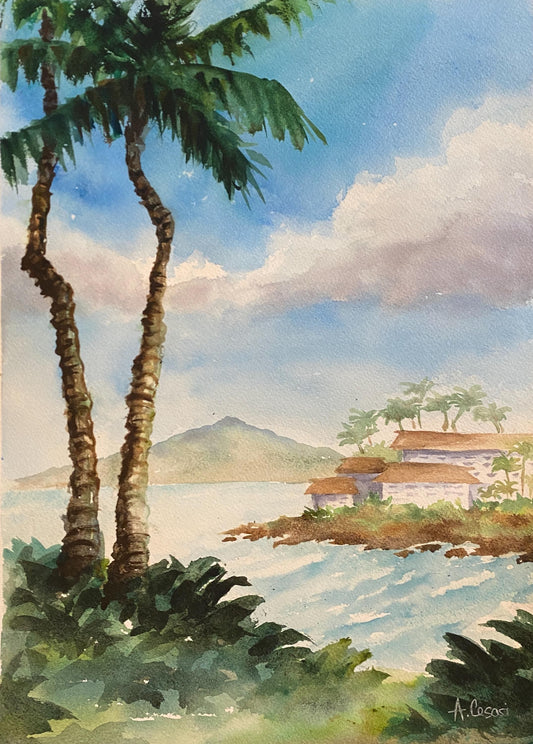 Original Watercolor Painting - Napili Bay, Maui