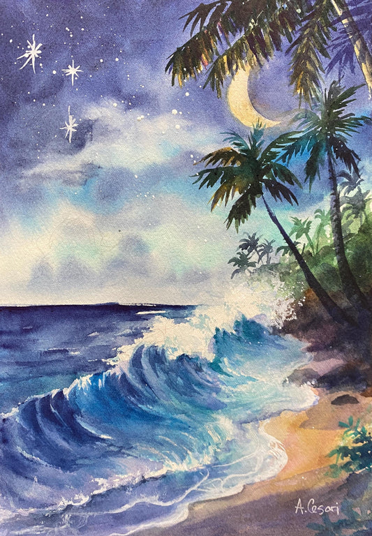 Original Watercolor Painting - Dreams